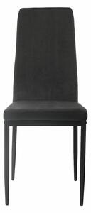 Jedálenská stolička Enrico (tmavosivá + čierna). Vlastná spoľahlivá doprava až k Vám domov. 1016553