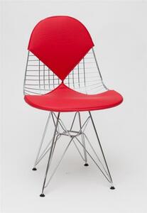 ArtD Jedálenská stolička Net Double inšpirovaná Wire chair č Farba: Červená