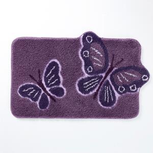 Blancheporte Kúpeľňová predložka, Motýle purpurová 50x40cm