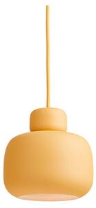 Woud - Stone Závěsná Lampa Small Mustard Yellow Woud - Lampemesteren