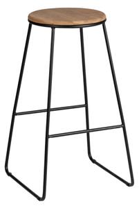 Barová stolička LOFT, 42x70x42, hnedá/čierna