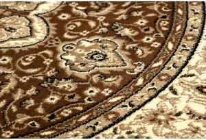 Kusový koberec Agas hnedý kruh 150cm