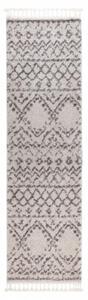 Kusový koberec Shaggy Raba krémový atyp 60x200cm