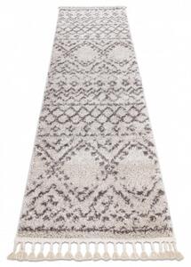 Kusový koberec Shaggy Raba krémový atyp 70x300cm