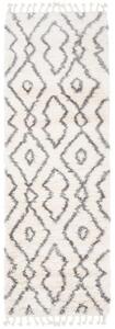 Kusový koberec shaggy Daren krémovo sivý atyp 2 80x200cm