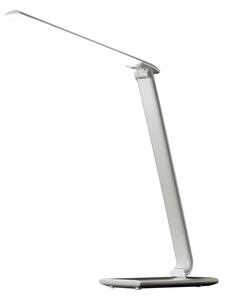 Solight Solight LED stolná lampička stmievateľná, 12W, voľba teploty svetla, USB, biely lesk