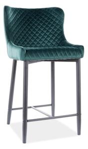 Barová stolička COLIN B H-2 | Velvet Farba: Sivá / Bluvel 14