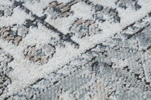 Moderný koberec OHIO Z431A rám, ornament - krém / šedý