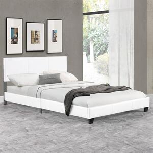 Čalúnená posteľ Bolonia 160x200 cm - biela