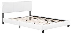 Čalúnená posteľ Bolonia 140 x 200 cm - biela