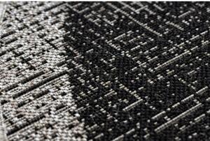 Kusový koberec Sindy černý 2 kruh 120cm