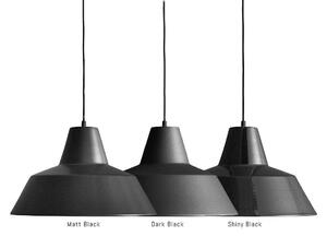 Made By Hand - Workshop Závěsná Lampa W4 Shiny Black - Lampemesteren