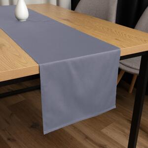 Biante Bavlnený saténový behúň na stôl ST-003 Modrosivý 45x120 cm