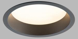 LED2 2250533 ZETA S okrúhle zápustné bodové svietidlo 120 mm 10W/800lm 3000K čierna