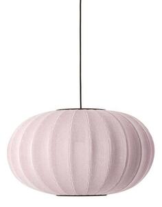 Made By Hand - Knit-Wit 57 Oval Závěsná Lampa Light Pink - Lampemesteren