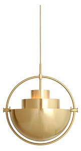 GUBI - Multi-Lite Závěsná Lampa ø36 Brass/Brass - Lampemesteren