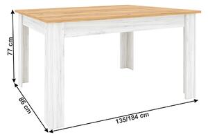 Jedálenský stôl (pre 4 až 8 osôb) Soleus. Vlastná spoľahlivá doprava až k Vám domov. 1017094