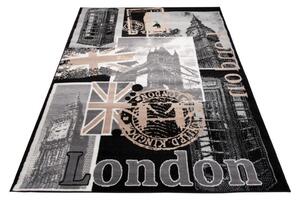 Kusový koberec PP London šedý 2 240x340cm
