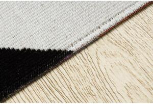 Kusový koberec Gerardo čierno krémový 80x150cm