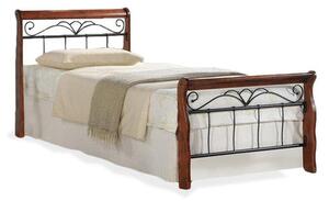 Kovová posteľ Verona 90x200, vrátane roštu, bez matracov