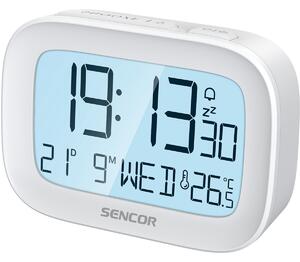Sencor SDC 2200 hodiny s budíkom, biela