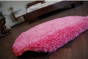 Kusový koberec Shaggy Roy ružový kruh 100cm