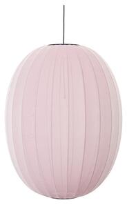 Made By Hand - Knit-Wit 65 High Oval Závěsná Lampa Light Pink - Lampemesteren