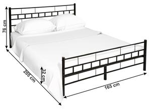 Manželská posteľ 160 cm Timlu (s roštom). Vlastná spoľahlivá doprava až k Vám domov. 1017212