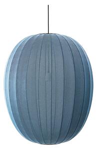 Made By Hand - Knit-Wit 65 High Oval Závěsná Lampa Blue Stone - Lampemesteren