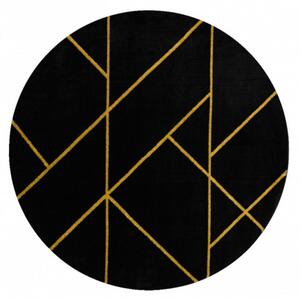 Kusový koberec Perl čierny kruh 200cm