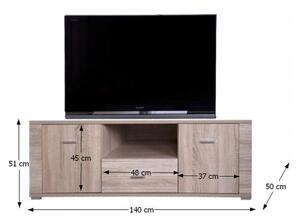 TV stolík/skrinka Gary Typ 13 2D1S. Vlastná spoľahlivá doprava až k Vám domov. 772100