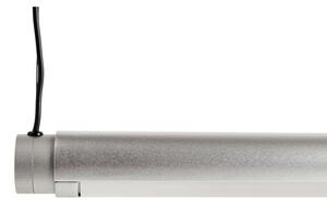HAY - Factor Linear 1500 Závěsná Lampa Diffused Clear Anodised Aluminium - Lampemesteren