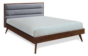 Drevená posteľ Olivia 160x200, orech, bez matraca