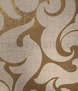 Vliesové tapety, benátský vzor zlatý, La Veneziana 53142, Marburg, rozmer 10,05 m x 0,53 m