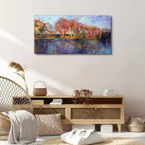 Obraz canvas Abstrakcie jazera príroda