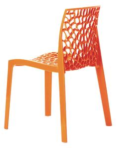 Jedálenská stolička GRUVYER oranžová