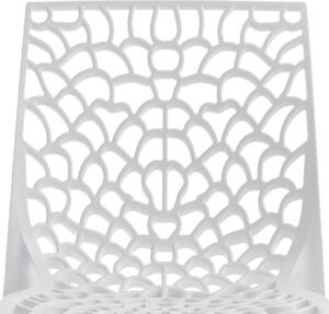 Jedálenská stolička GRUVYER biela