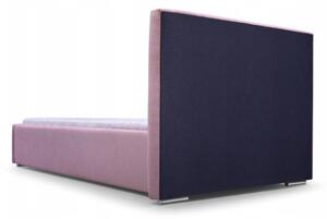 Čalúnená jednolôžková posteľ DANIELLE | 90 x 200 cm Farba: Ružová Mil 7383