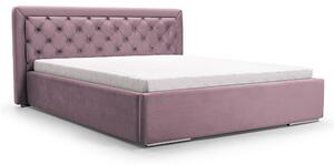 ArtIdz Čalúnená manželská posteľ DANIELLE 160 x 200 cm Farba: Ružová Mil 7383