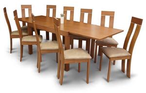 Jedálenský stôl Tanah (čerešňa) (pre 4 až 10 osôb). Vlastná spoľahlivá doprava až k Vám domov. 772774