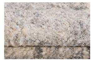 Kusový koberec shaggy Feride sivý 200x300cm