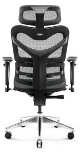 JAN NOWAK Kancelárska ergonomická stolička Kommodus : čierno-šedá