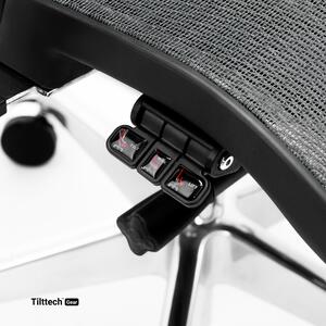 JAN NOWAK Kancelárska ergonomická stolička Kommodus : čierno-šedá