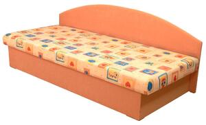 Jednolôžková posteľ (váľanda) 80 cm Eda 3 (s molitanovým matracom). Vlastná spoľahlivá doprava až k Vám domov. 774096