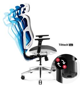 JAN NOWAK Kancelárska ergonomická stolička Amadeus: bielo-čierna