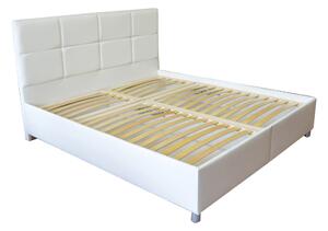 Manželská posteľ 160 cm Albatros (biela) (s roštami, bez matracov). Vlastná spoľahlivá doprava až k Vám domov. 774274