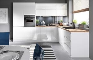 Kuchynská skrinka na vstavanú chladničku D60ZL Aurellia (biela + biely lesk) (P). Vlastná spoľahlivá doprava až k Vám domov. 1015757
