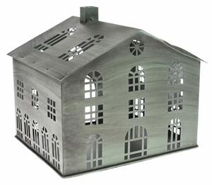 Kovový svietnik Rustik House, 18 x 20,5 x 18 cm