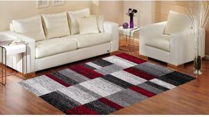 Kusový koberec Clea sivočervený 300x400cm