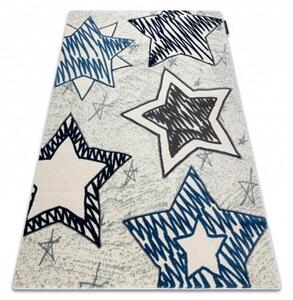 Detský kusový koberec Hviezdy modrý 80x150cm